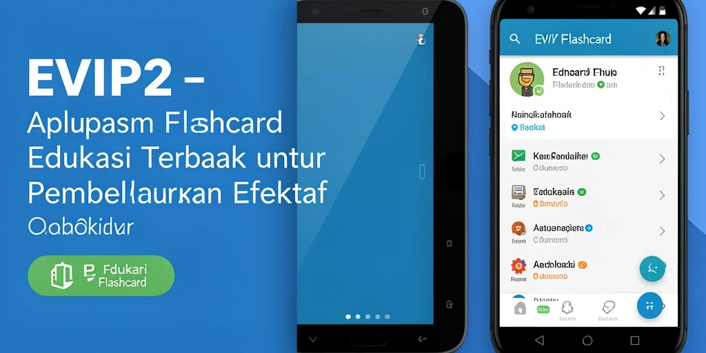 Tampilan antarmuka aplikasi Flashcard yang menarik dan intuitif.