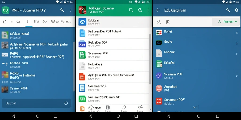 Tampilan antarmuka R6R6 yang sederhana dan fungsional sebagai Scanner PDF.