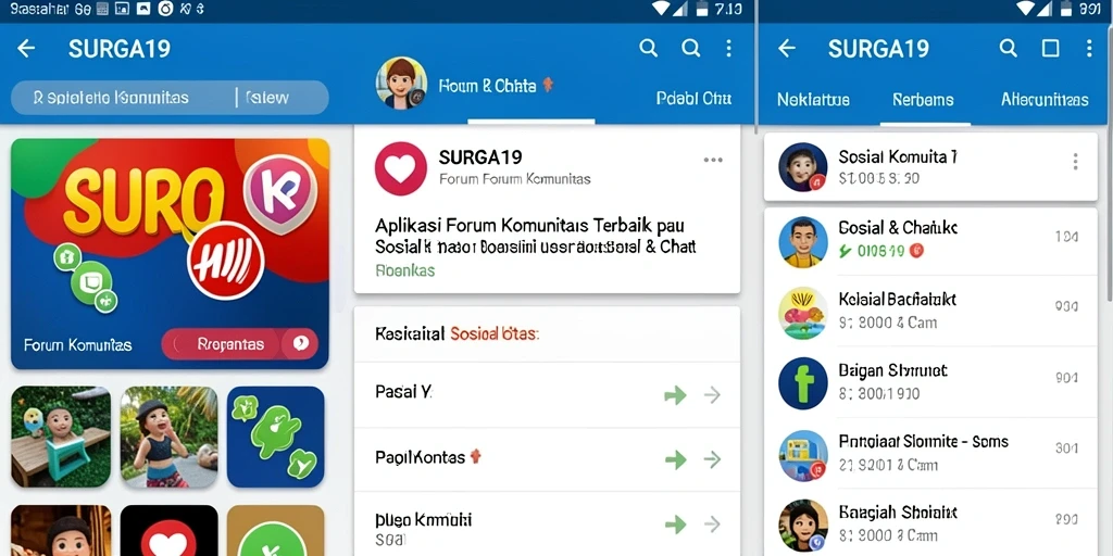 Tampilan antarmuka sederhana dan mudah digunakan di SURGA19.